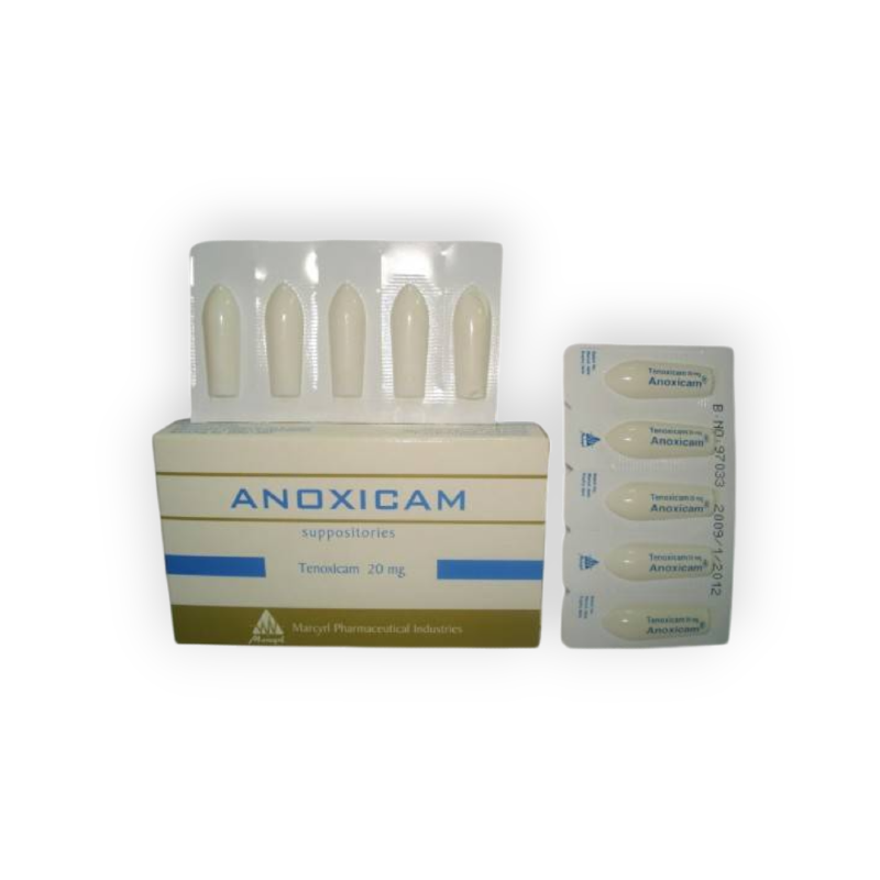 ANOXICAM  20 MG  10 SUPPOSITORIES