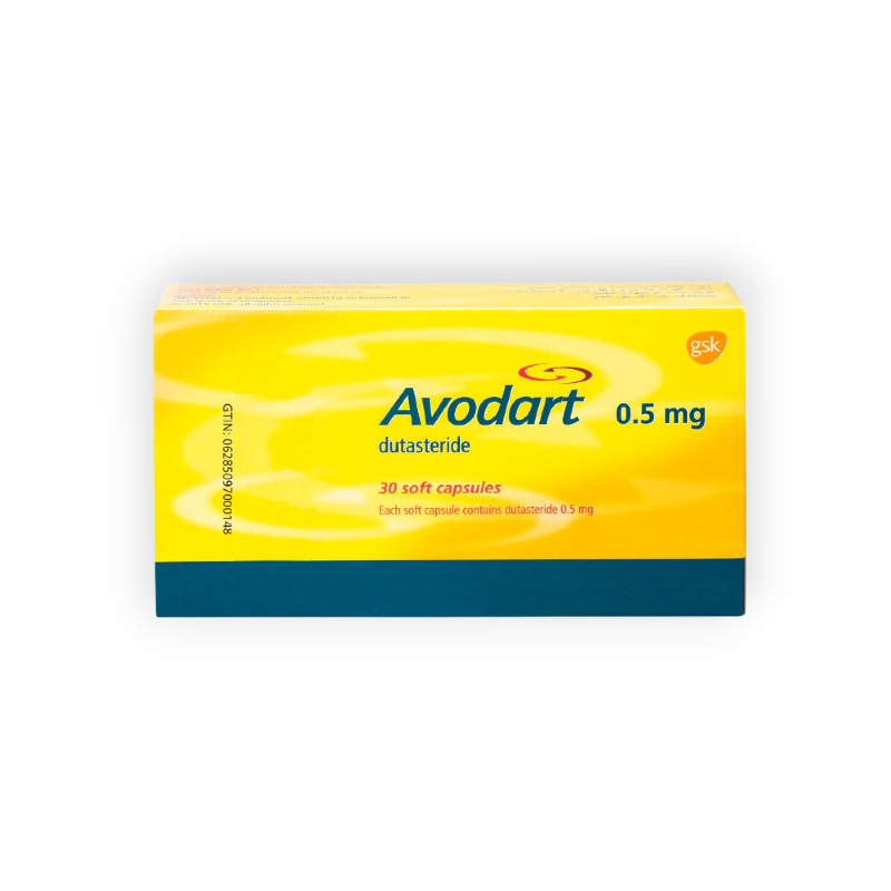 AVODART  0.5 MG  30 CAPSULES