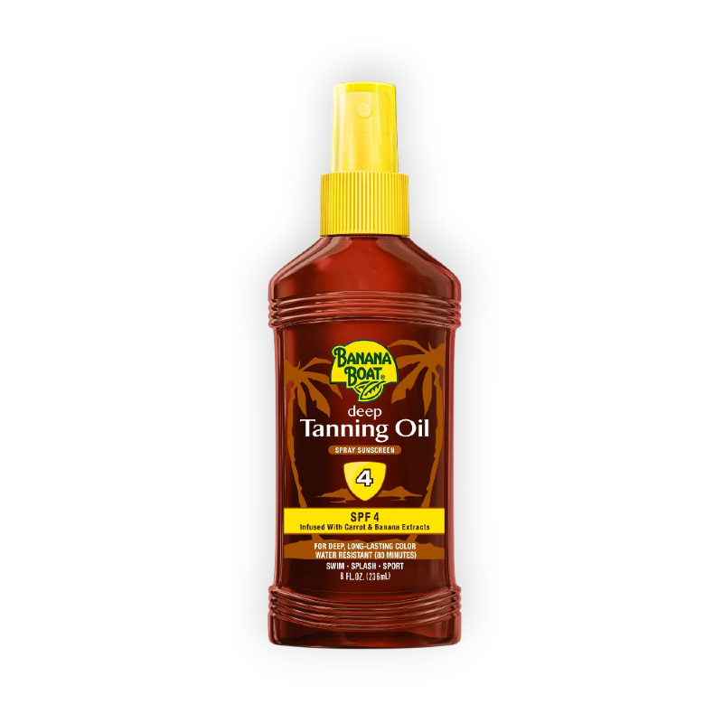 BANANA BOAT TANNING OIL SPF4 236ML