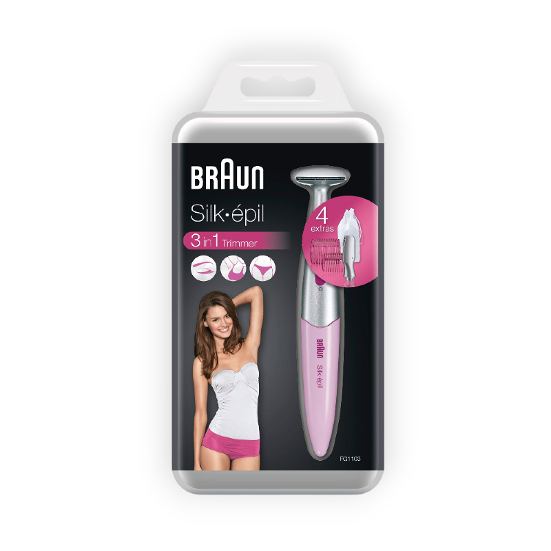 BRAUN SILK EPIL 3X1 TRIMMER WITH +4 EXTRAS
