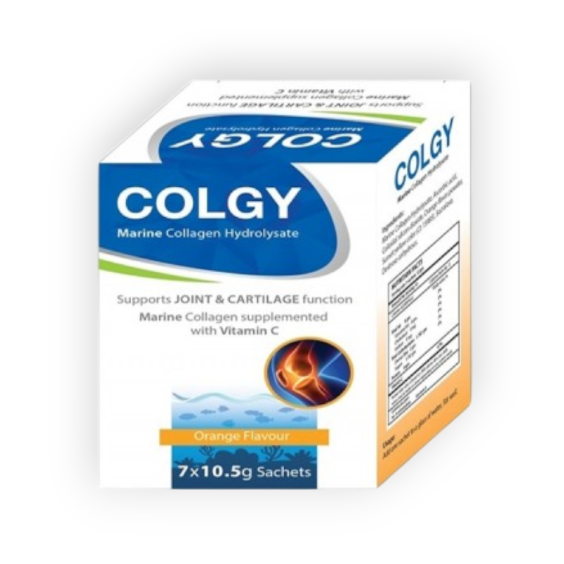 COLGY ORANGE FLAVOUR 12 GM 10 SACHETS