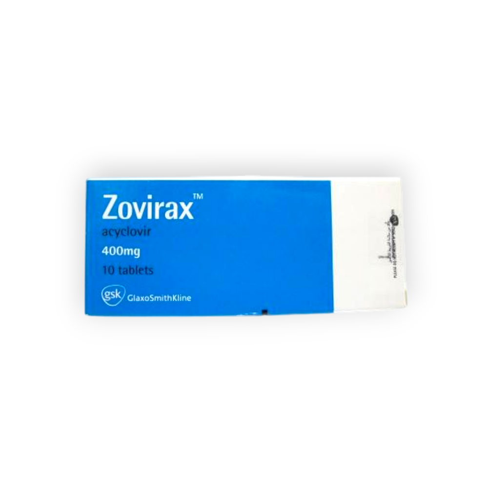 ZOVIRAX 400 MG 10 TABLET