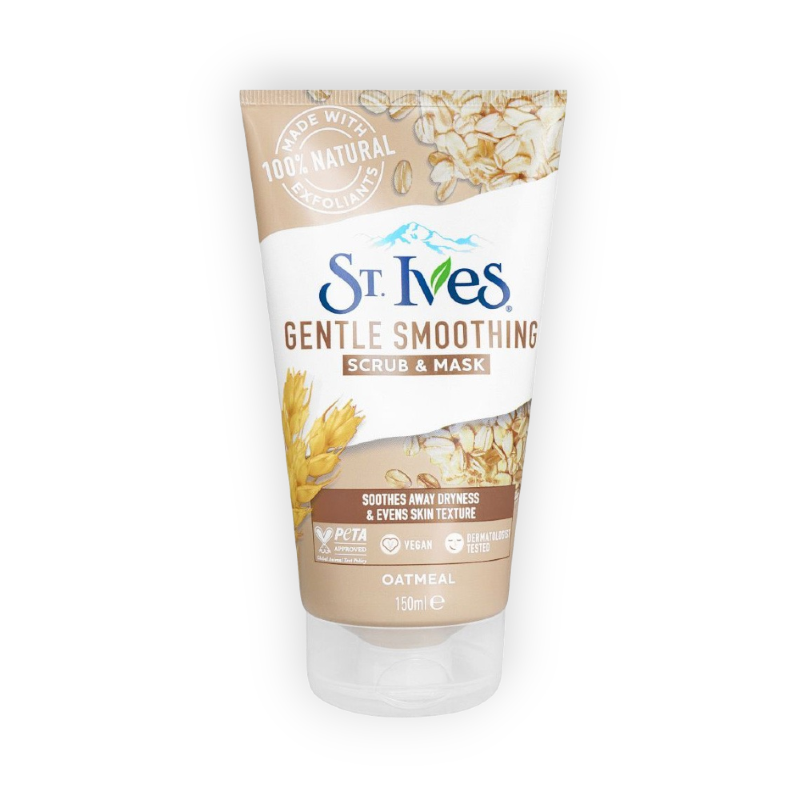 ST. IVES NOURISH&SMOOTH OATMEAL SCRUB&MASK 150ML