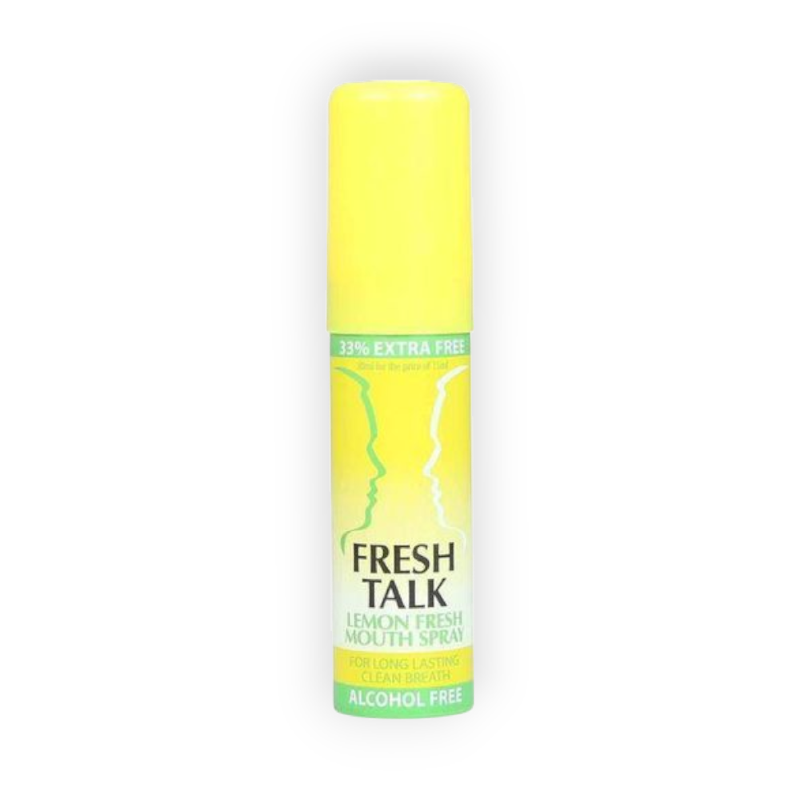 FRESH TALK LEMON FRESH MOUTH SPRAY ALCOHOL FREE