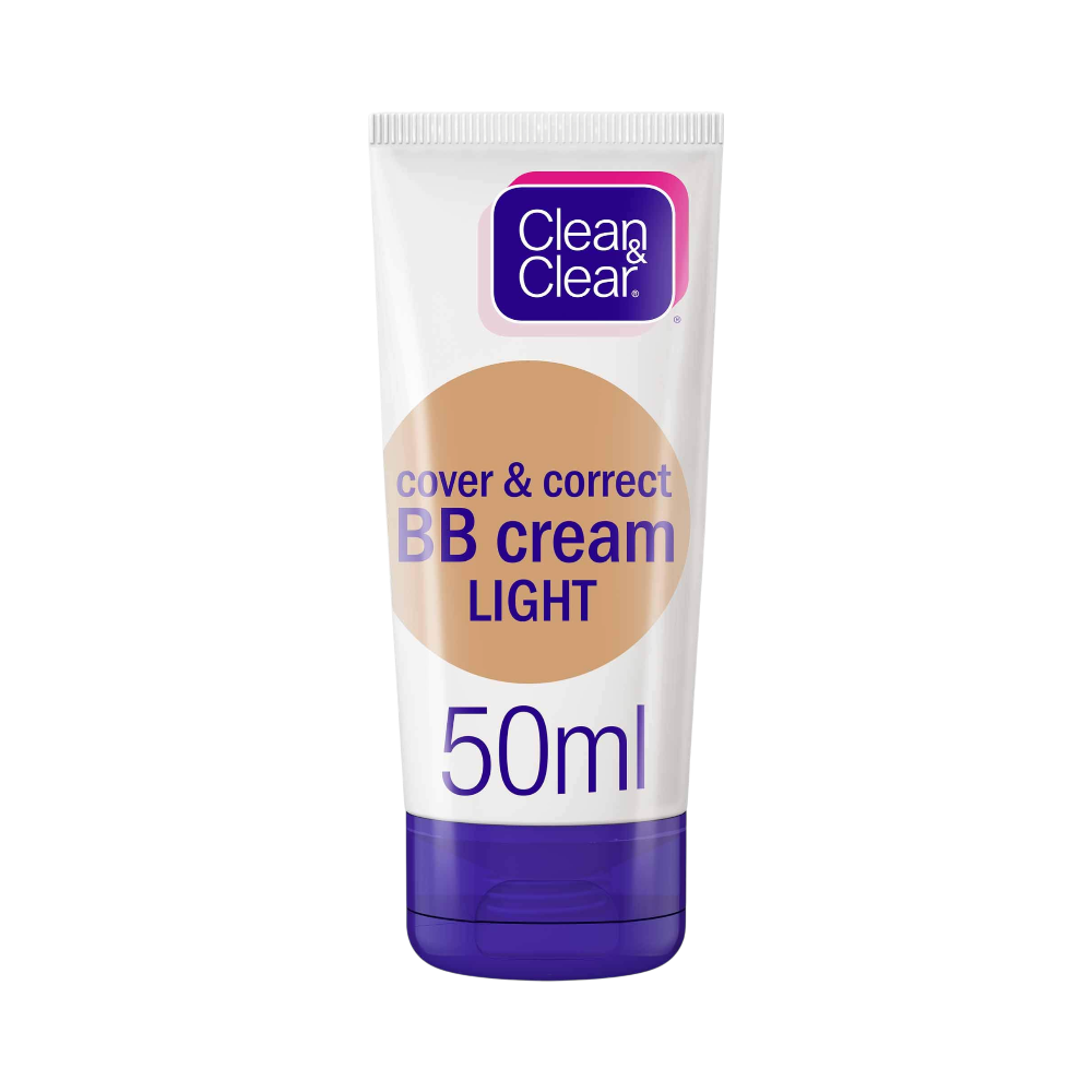 CLEAN&CLEAR COVER&CORRECT BB CREAM MEDIUM 50ML
