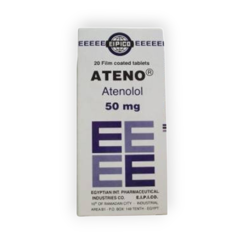 ATENO 50 MG 20 TABLET