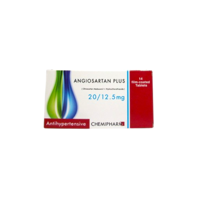 ANGIOSARTAN  PLUS 20 MG/25 MG 28 TABLET