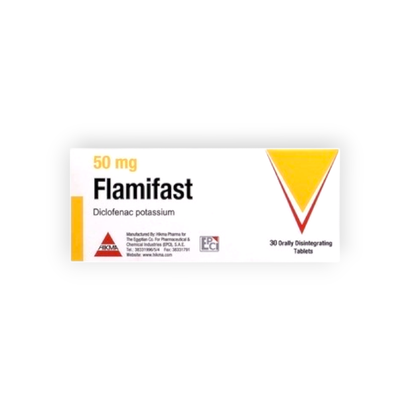 FLAMIFAST 50 MG 30 TABLET