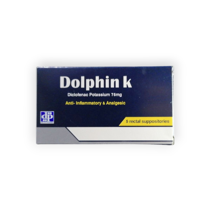 DOLPHIN K 75 MG 5 SUPPOSITORIES