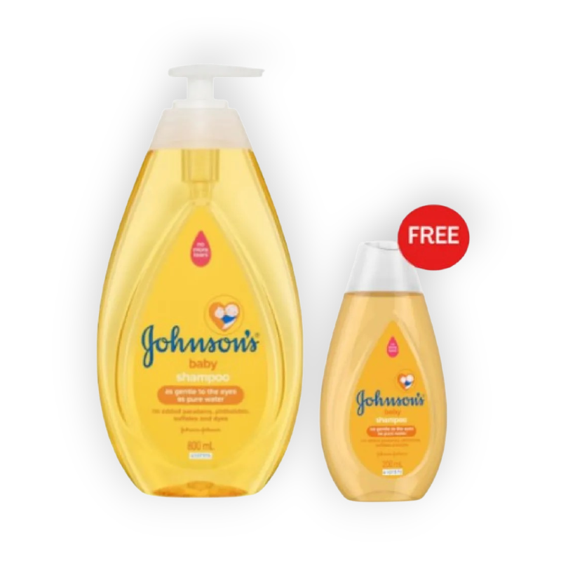 JOHNSONS BABY SHAMPOO 800ML + OIL 200 ML FREE