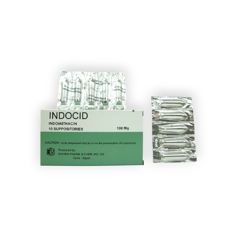 INDOCID 100MG 10 SUPPOSITORIES