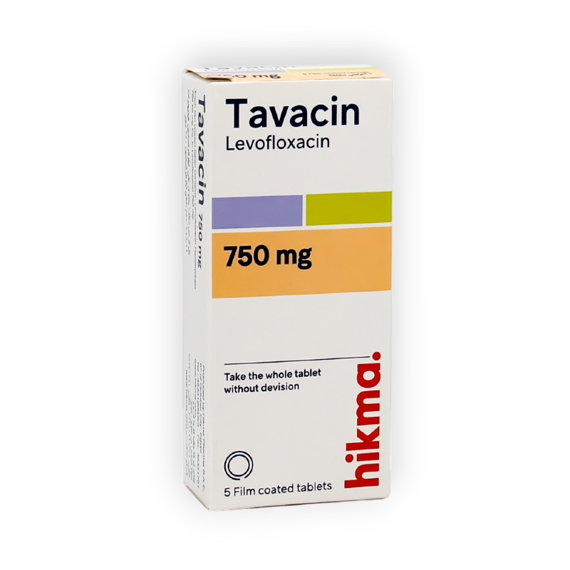 TAVACIN 750 MG 5 TABLET