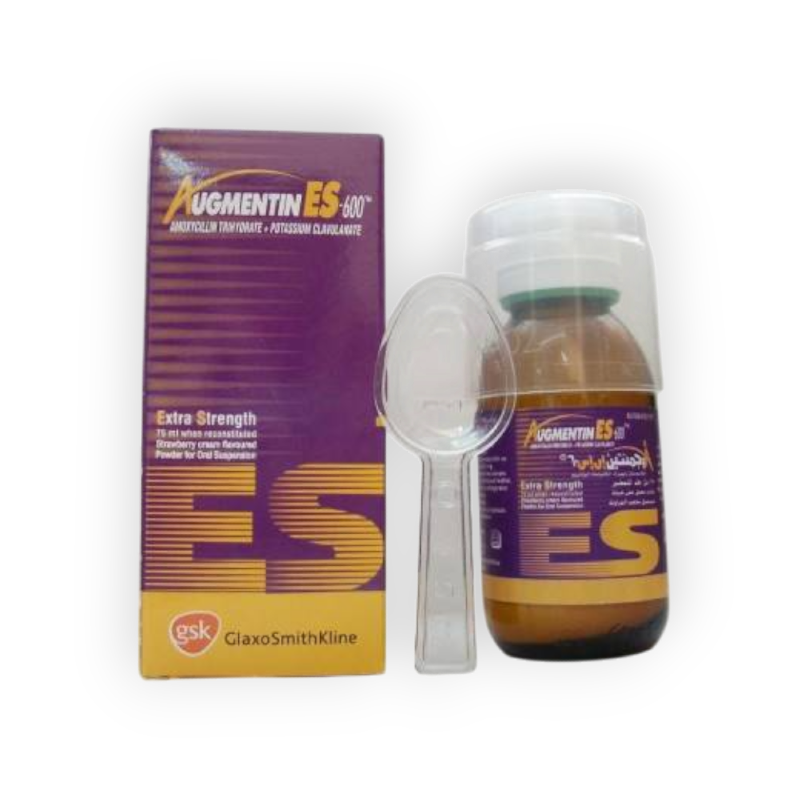 AUGMENTIN ES600 MG/5 ML SUSPENTION 75 ML