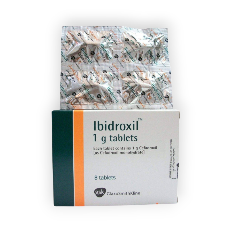 IBIDROXIL 1 GM 8 TABLET