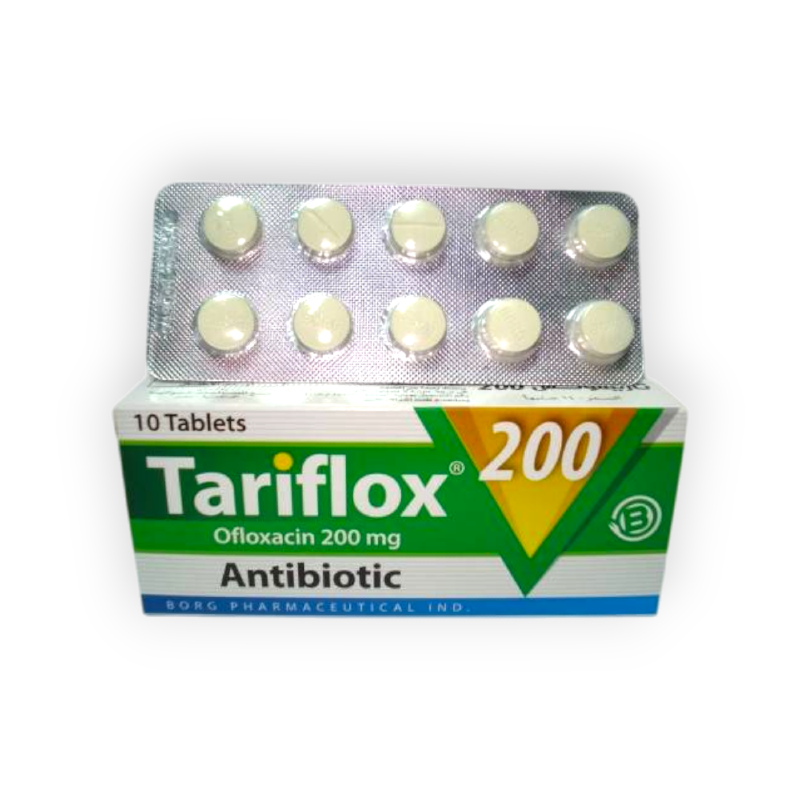 TARIFLOX 200 MG 10 TABLET