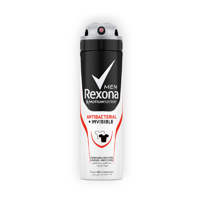 REXONA INVISIBLE +ANTIBACTERIAL SPARY MEN 150ML