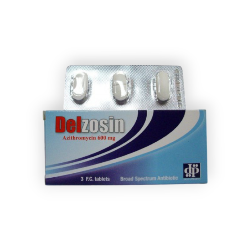 DELZOSIN 600 MG 3 TABLET