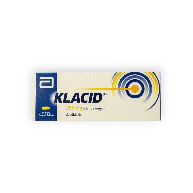 KLACID 250 MG 14 TABLET