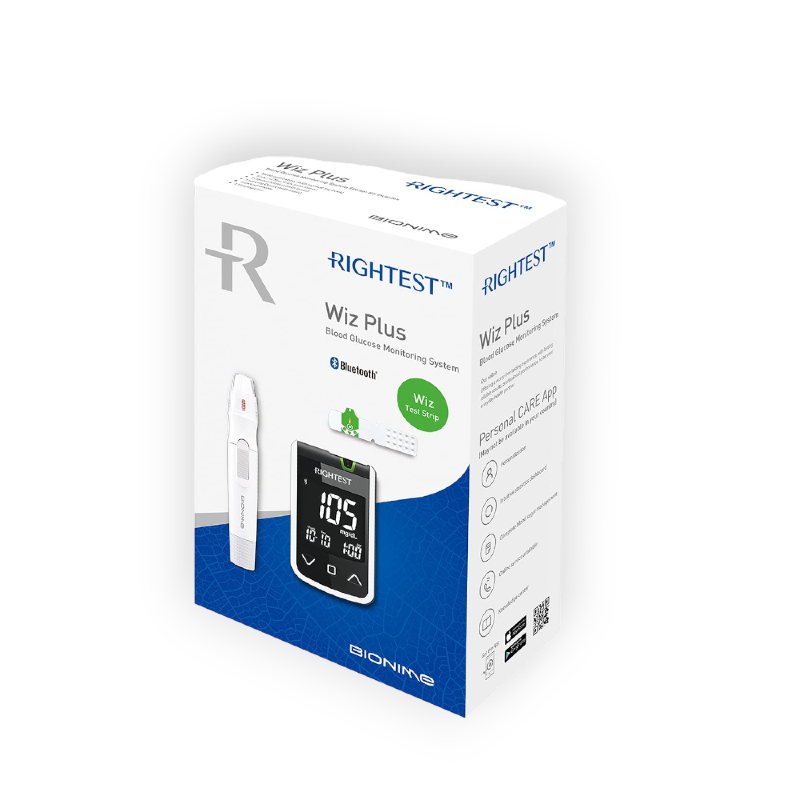 BIONIME RIGHTEST WIZ PLUS + TEST STRIPS