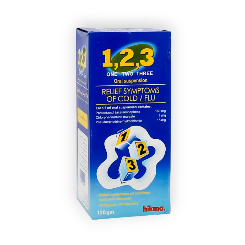 ONE TWO THREE SYRUP 125 ML