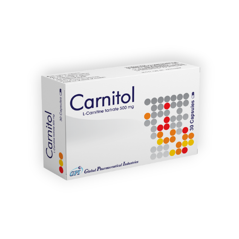 CARNITOL 500 MG 30 CAPSULES
