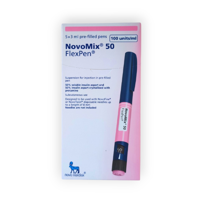 NOVOMIX 50 FLEXPEN 100 U/ML 5 PEN