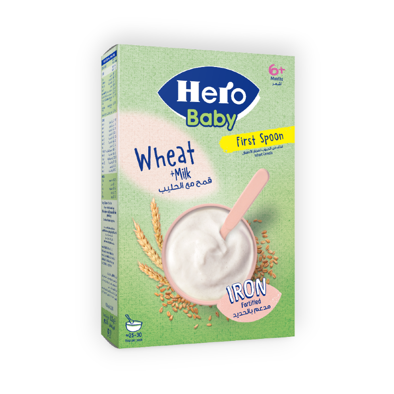 HERO WHEAT CEREAL WITH MILK 150GM