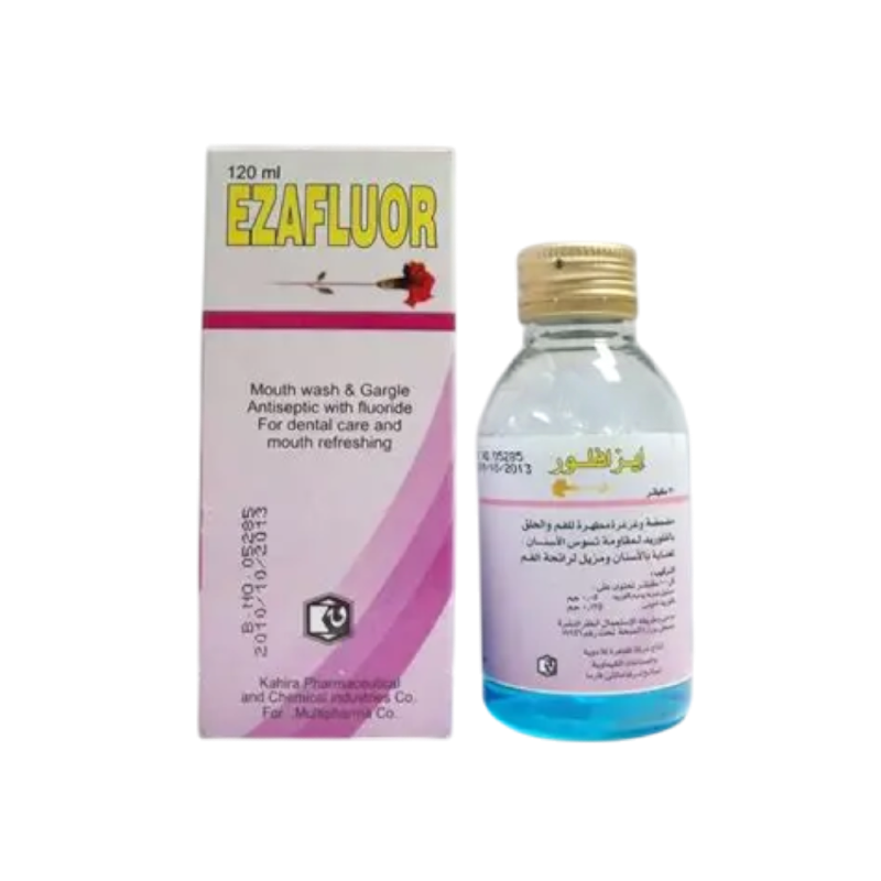 EZAFLOUR MOUTH WASH 120 ML