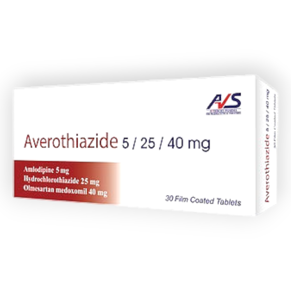 AVEROTHIAZIDE 5/25/40MG 30TABLET