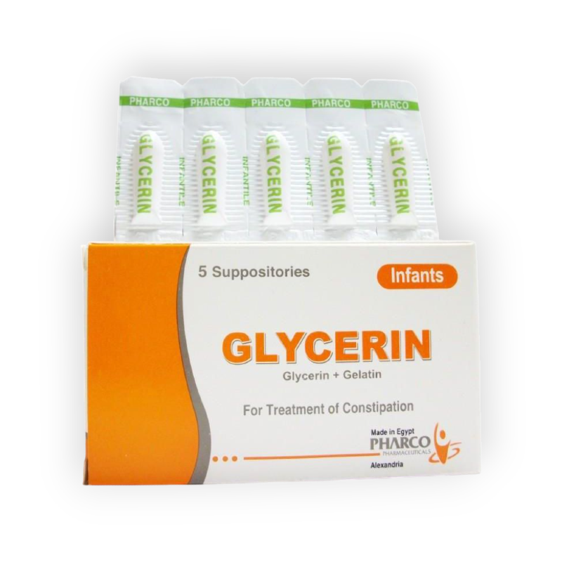 GLYCERIN  INF (PHARCO) 5 SUPPOSITORIES