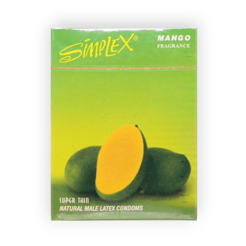 SIMPLEX CONDOM MANGO 3 Piece
