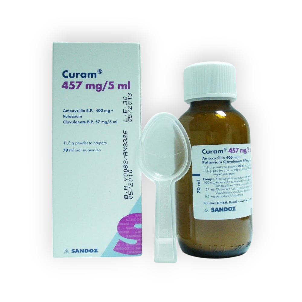 CURAM 457 MG SUSPENSION 70  ML