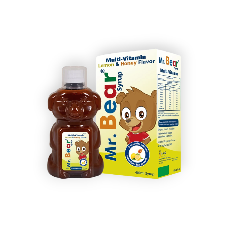 MR BEAR FRUTA JUICE LEMON&HONEY 400ML SYRUP