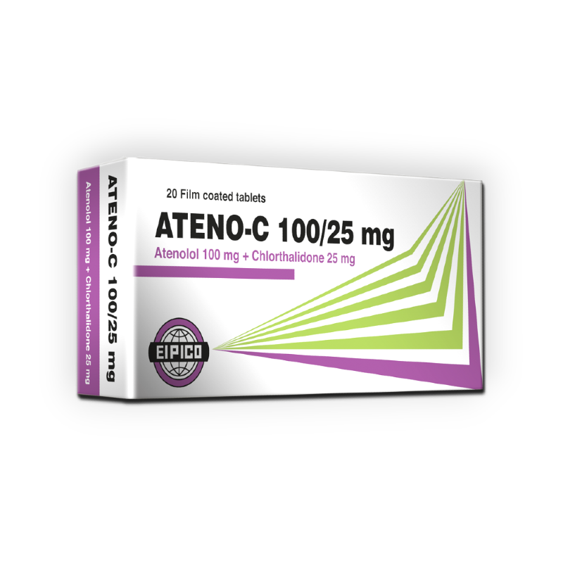 ATENO - C  100 MG / 25 MG  20 TABLET