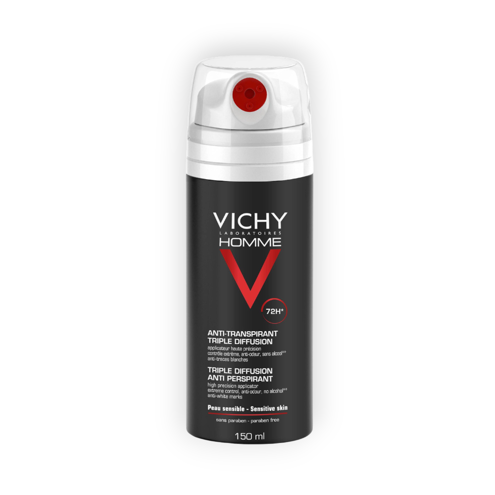 VICHY HOMME SPRAY FOR/MEN ANTI TRANSPIRANT 72 H 150 ML