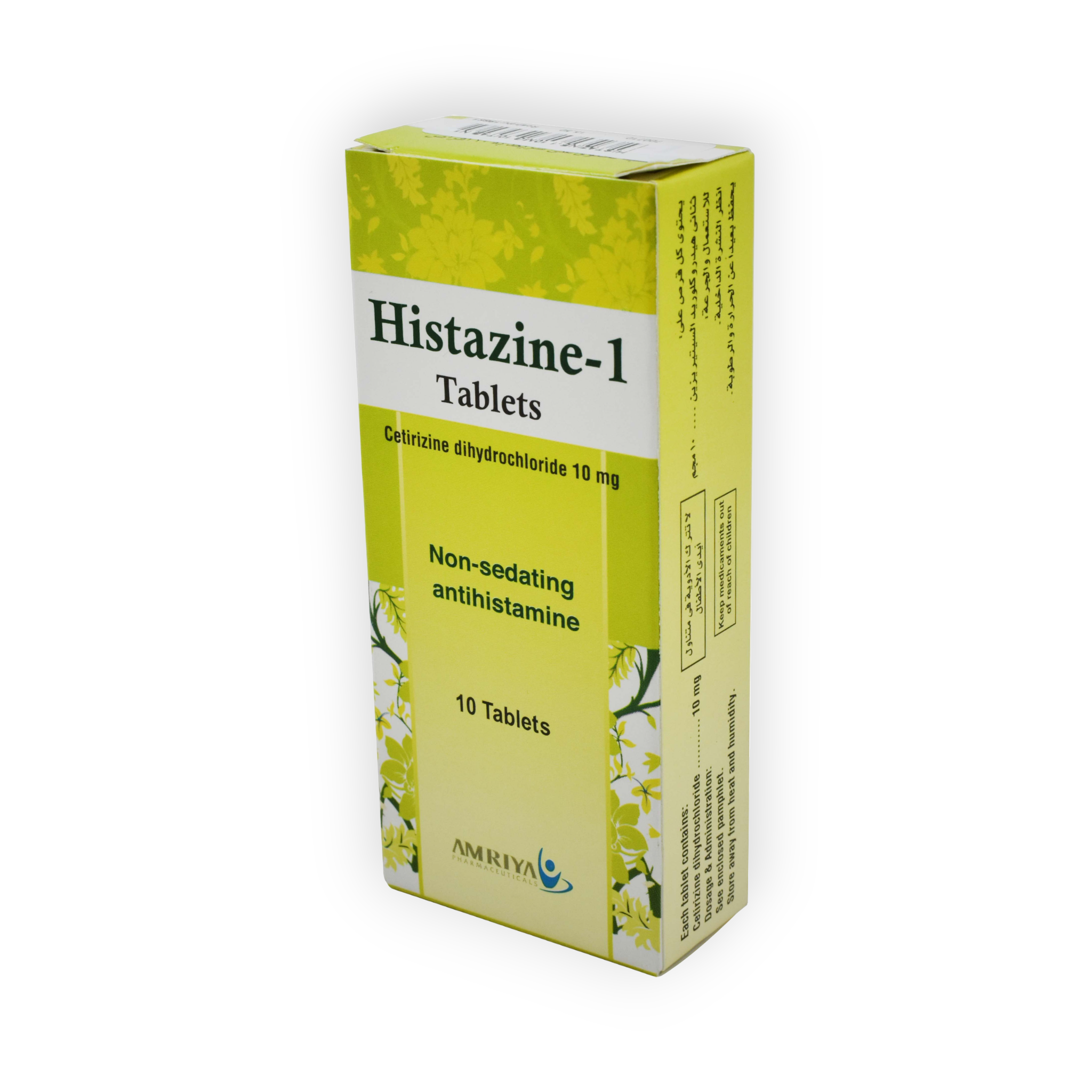 HISTAZINE 10 MG 10 TABLET