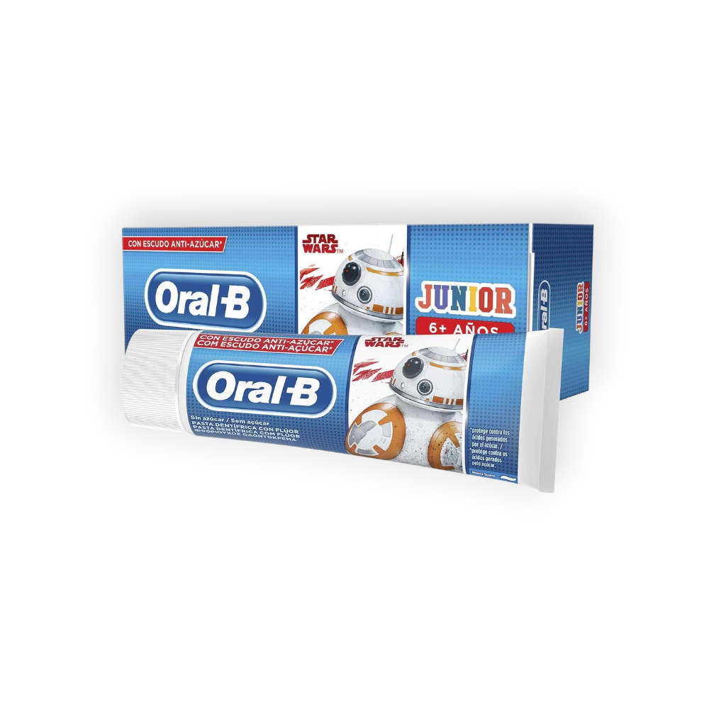 ORAL B JUNIOR 6+YEARS FLUORIDE TOOTHPASTE 75ML