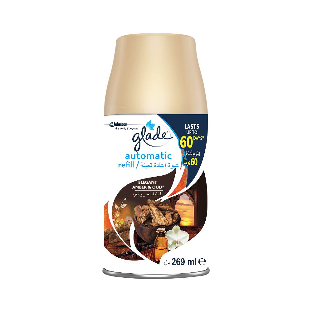 GLADE AIR ELEGANT AMBER&OUD 269ML