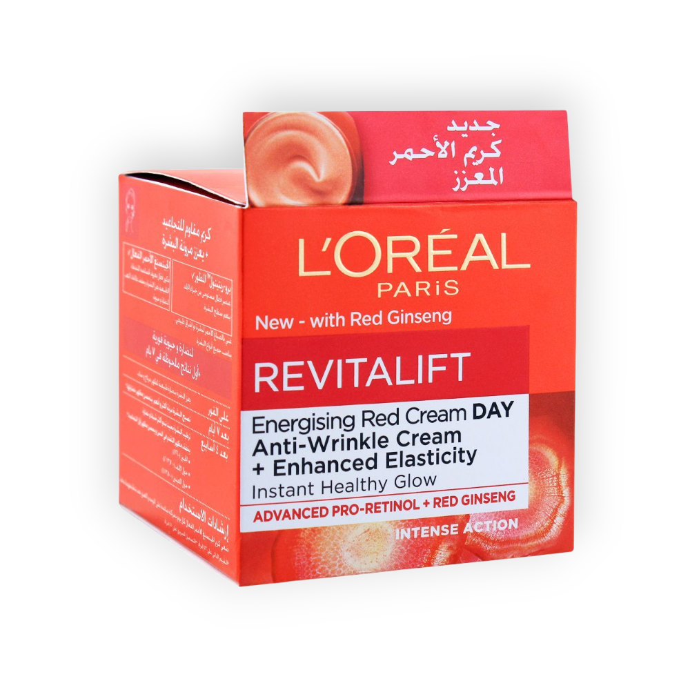LOREAL REVITALIFT WITH RED GINSENG 50ML