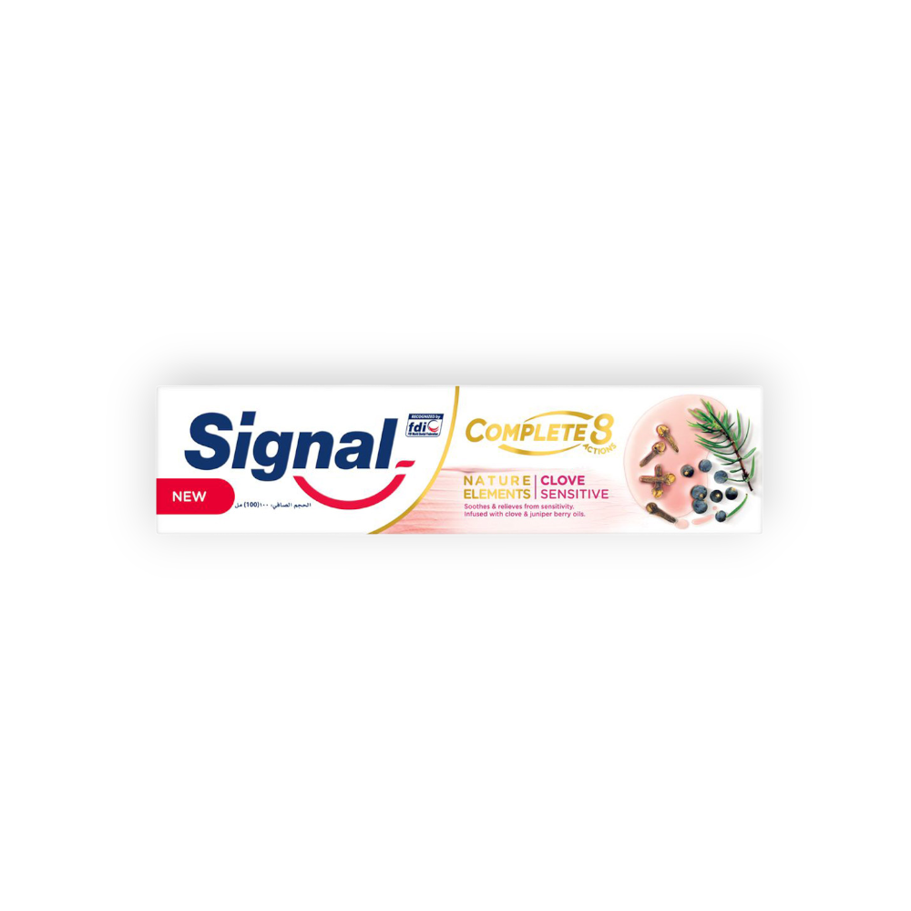 SIGNAL COMPLETE 8 NATURE.ELEM CLOVE SENSITIVE100ML