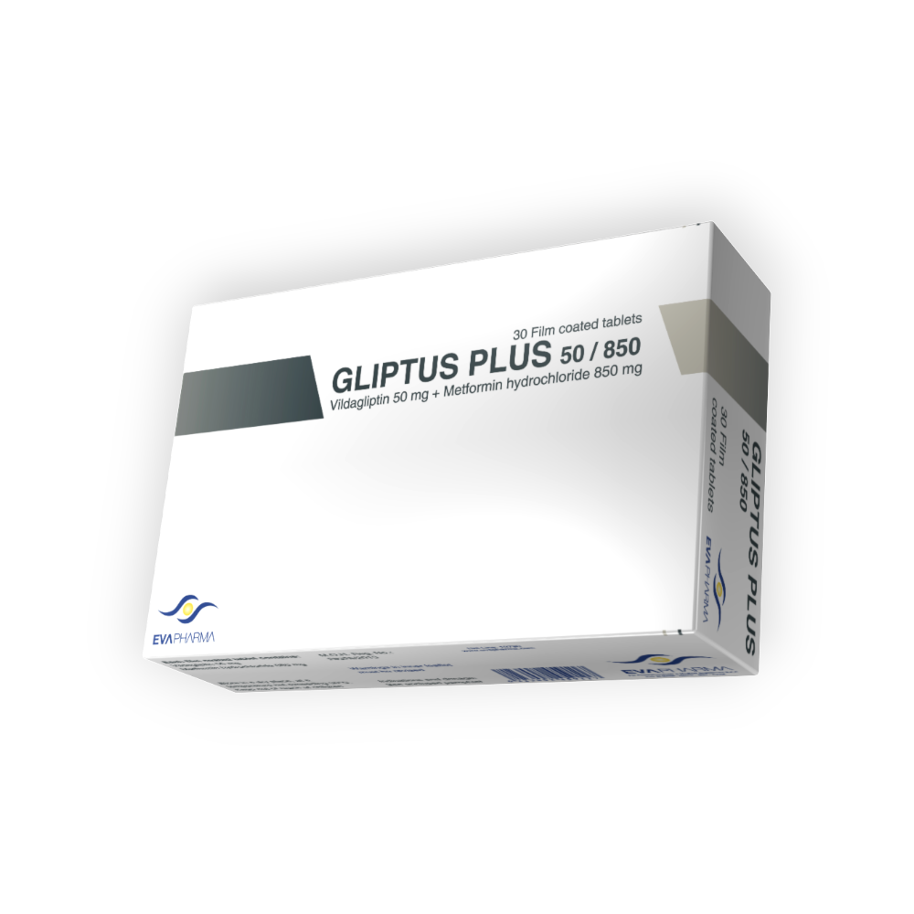 GLIPTUS PLUS 50/850 MG 30 TABLET