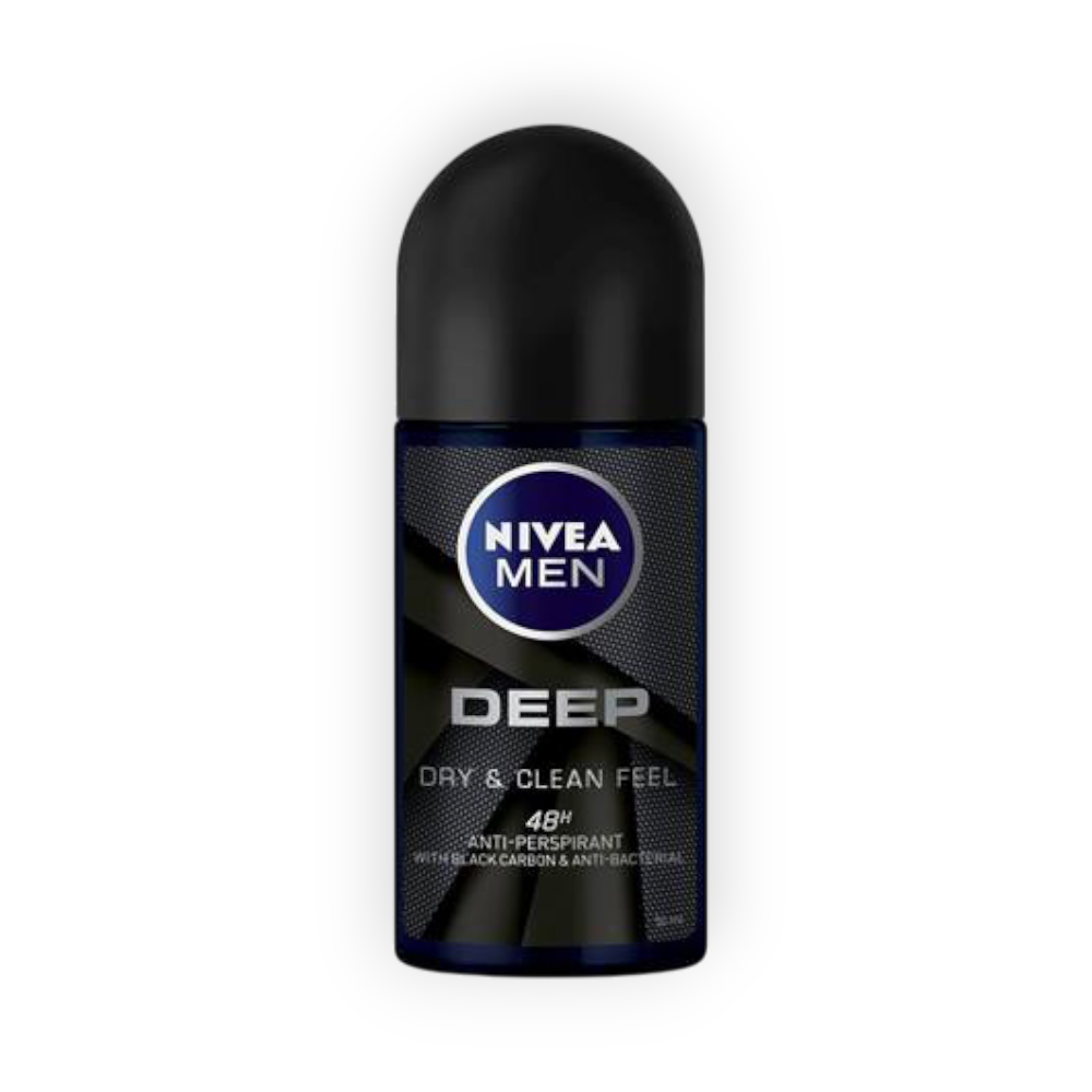 NIVEA MEN DEEP DRY&CLEAN ROLL ON 50ML