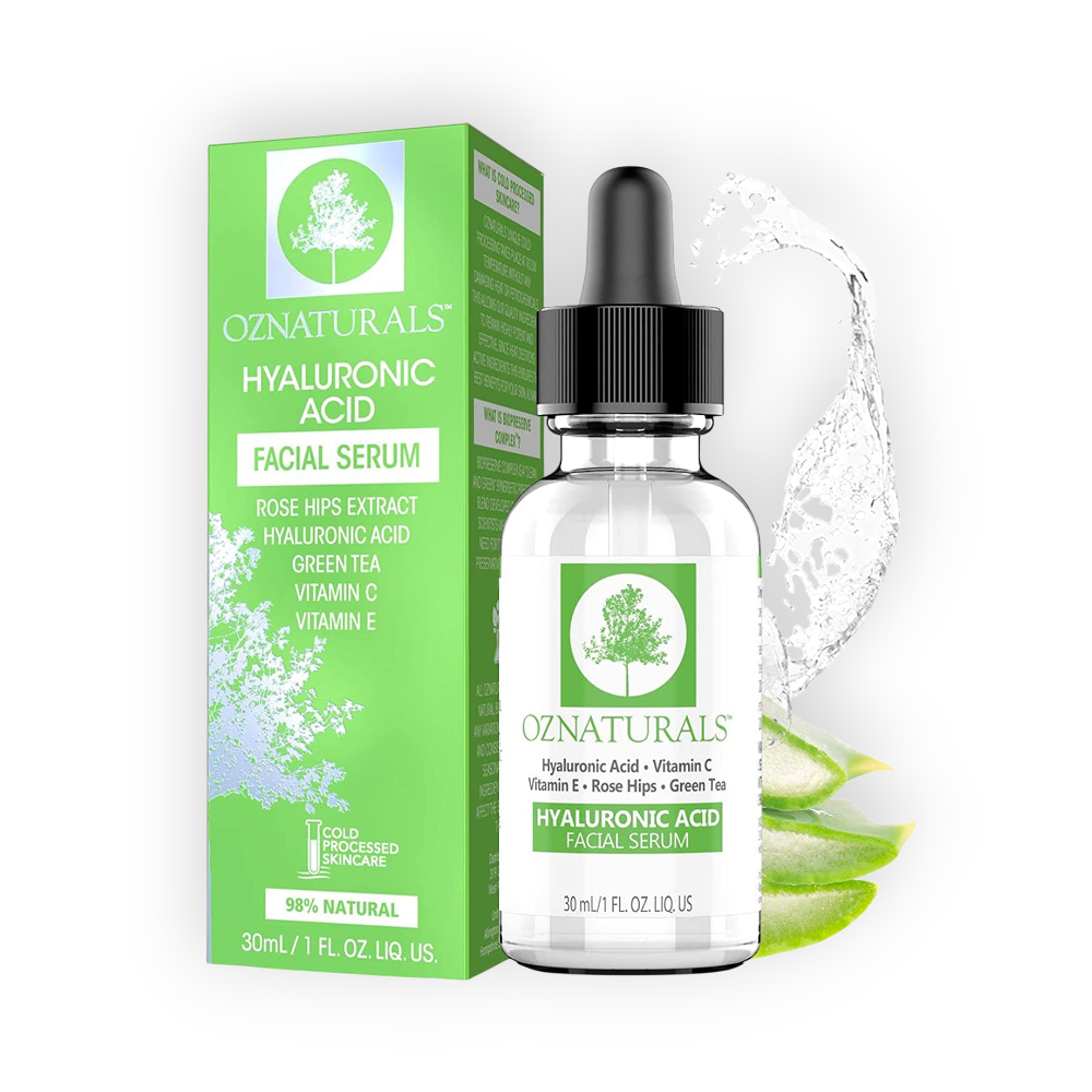 OZ NATURALS HYALURONIC ACID FACIAL SERUM 30ML