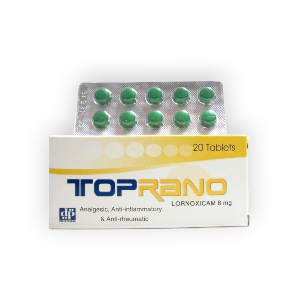 TOPRANO 8 MG 20 TABLET