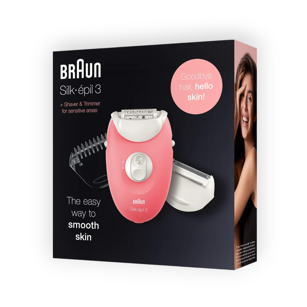 BRAUN SILK EPIL 3 THE EASY WAY TO SMOOTH SKIN 3440