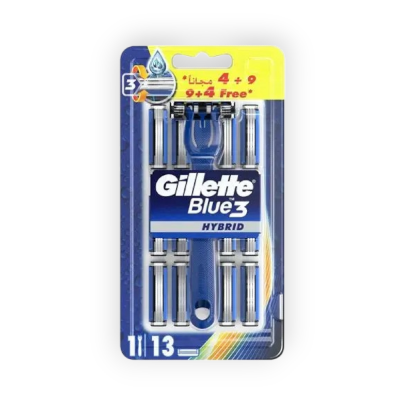 GILLETTE BLUE 3 SMART 1 MACHINE (9+4 PLADE)