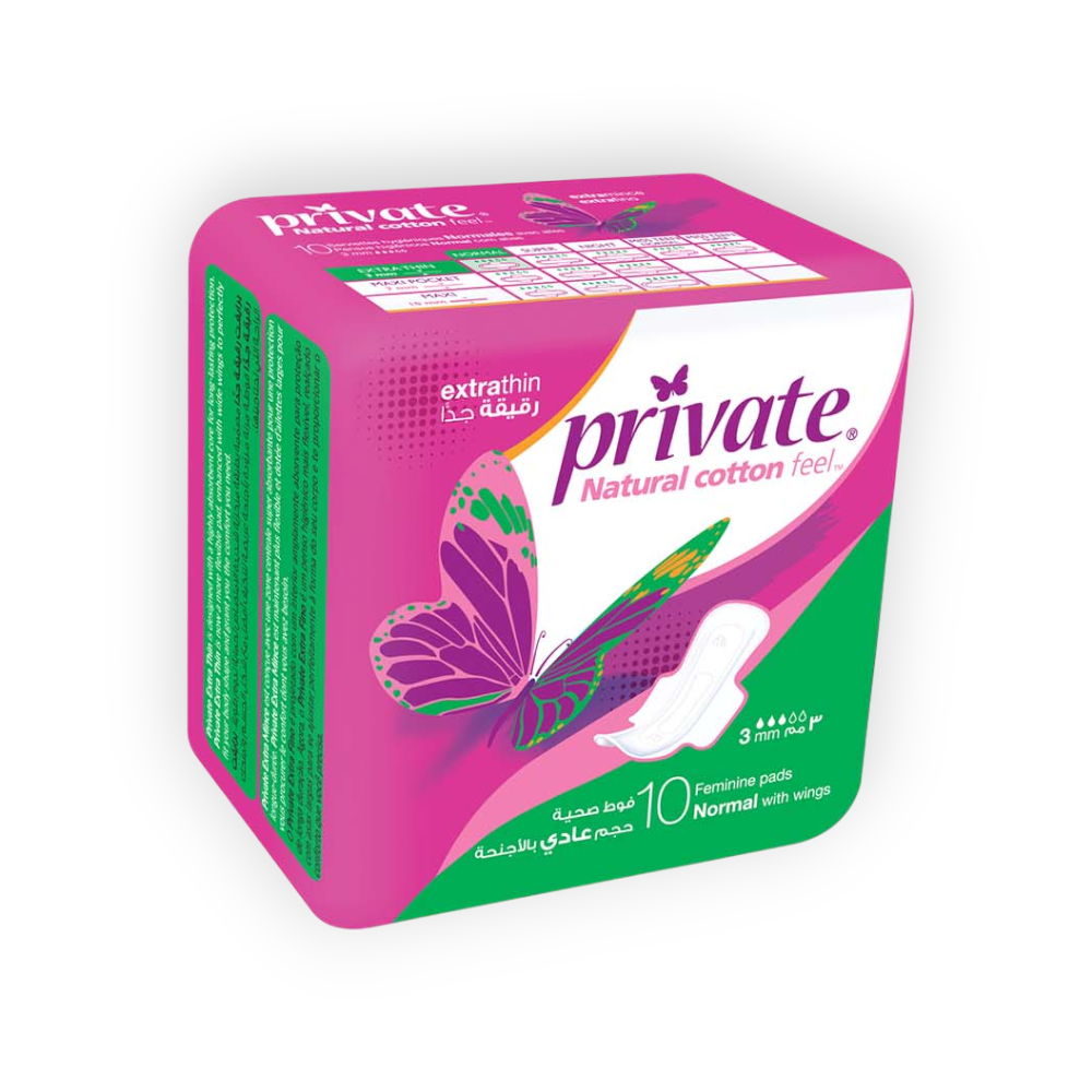 PRIVATE EXTRA THIN NORMAL 10 PADS