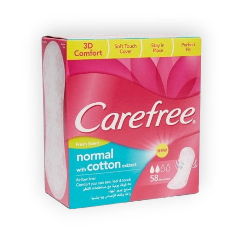 CAREFREE WITH COTTON EXTRACT 58Piece