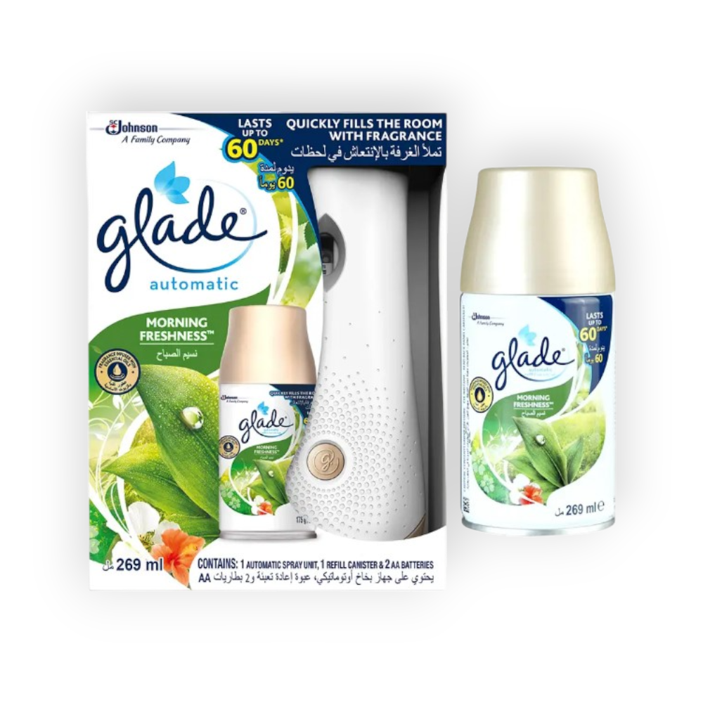 GLADE AUTOMATIC MORNING FRESHNESS269ML+spare