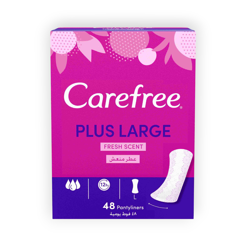 CAREFREE PLUS LARGE FRESH 48 Piece
